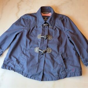 American Eagle Outfitters Navy Blue Toggle Jacket